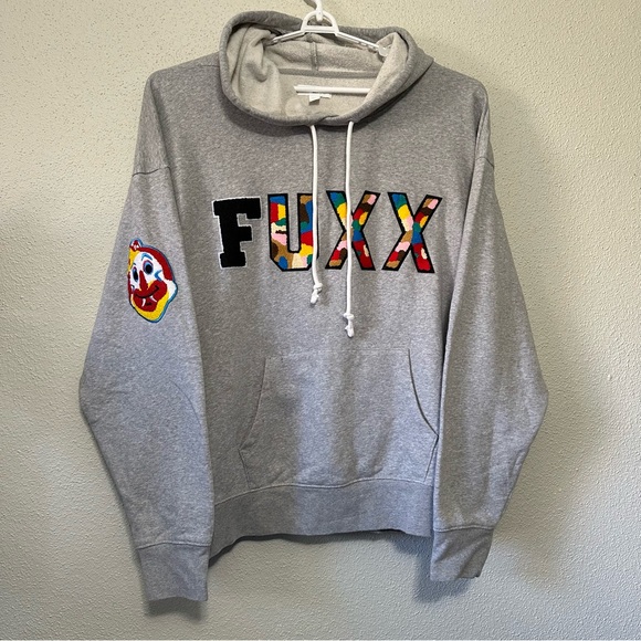 BP FUXX Grey Mark McNairy Clown Hoodie Sweetwear - 3XL - Picture 1 of 6